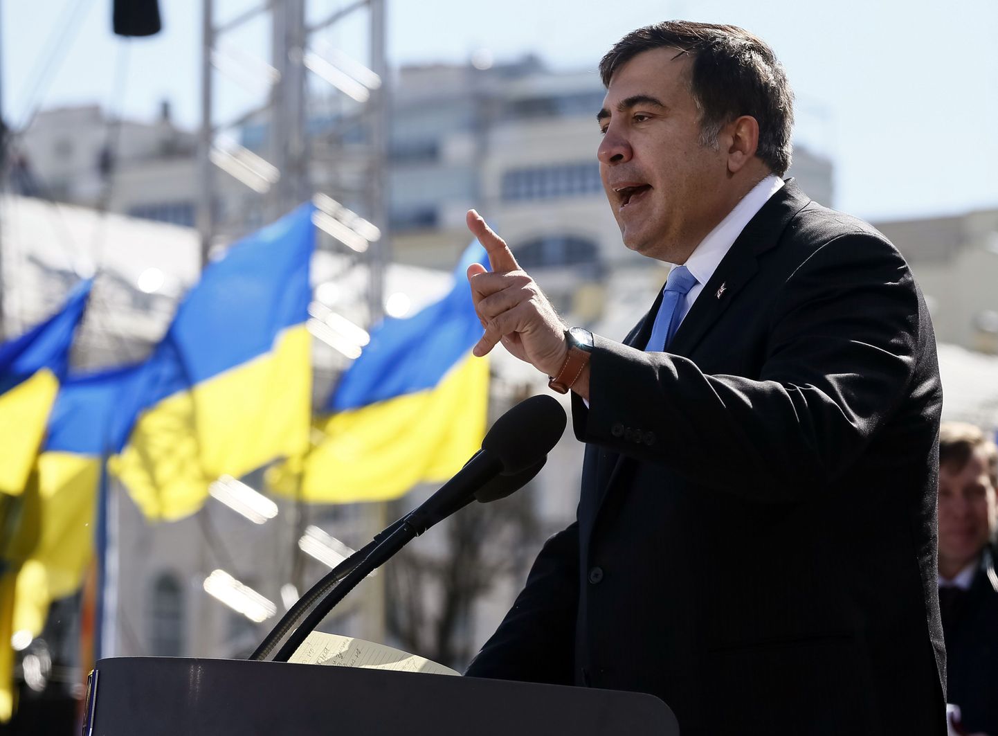 Odessa värske kuberner Mihheil Saakašvili.