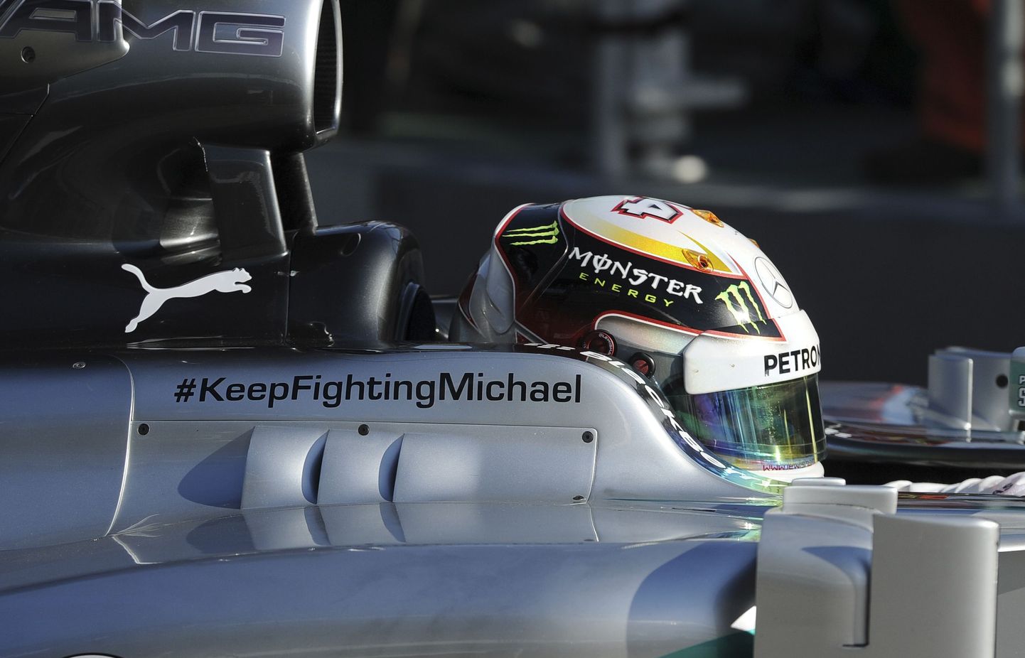 Lewis Hamiltoni auto.