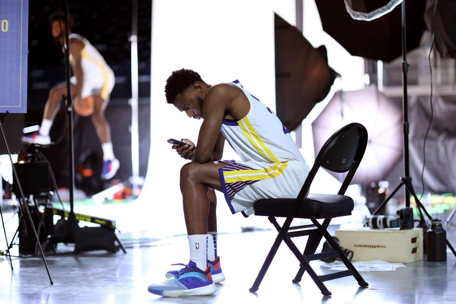 Golden State Warriorsi tähtmängija Andrew Wiggins.