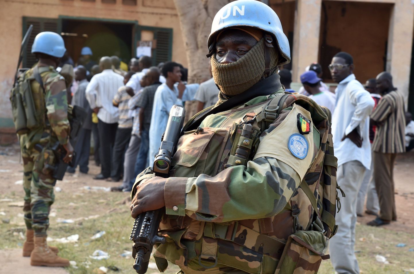 ÜRO rahuvalvajad Banguis.