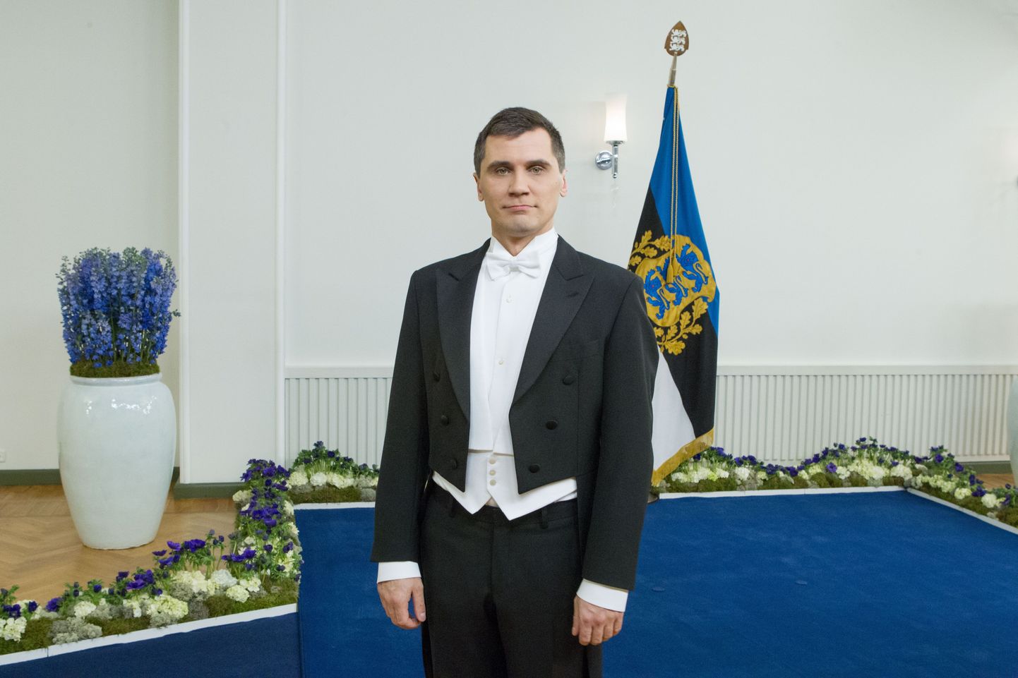 Presidendi vastuvõtt 2016. aastal, fotol Meelis Kompus.