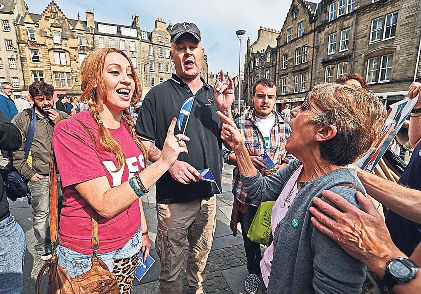 Шотландия, Эдинбург: и у сторонников, и у противников независимости есть свои аргументы.