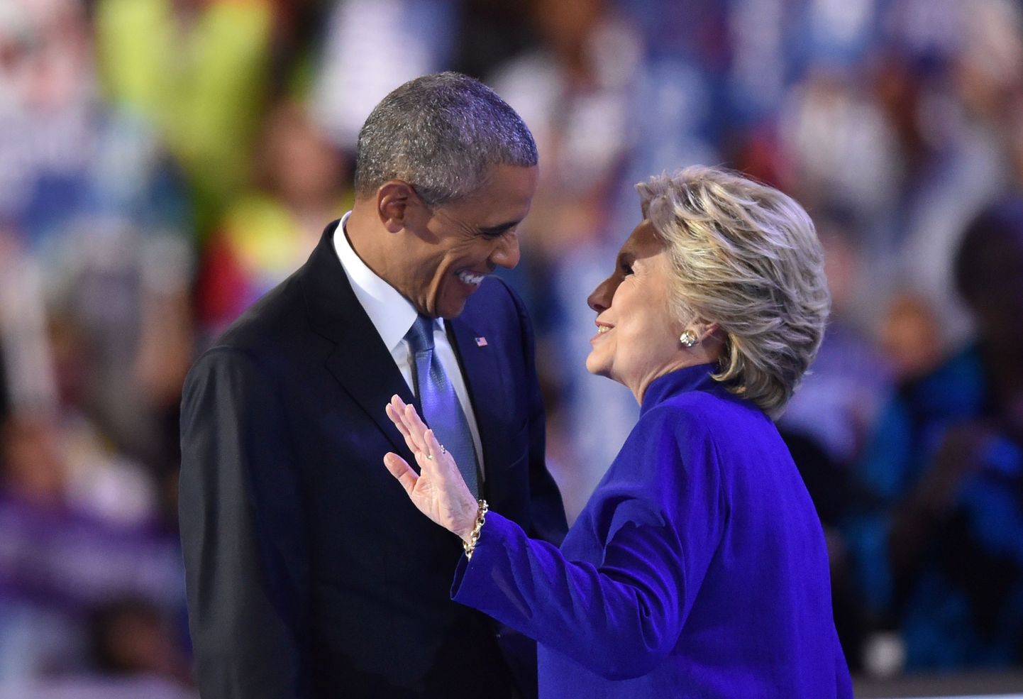 Barack Obama ja Hillary Clinton demokraatide parteikongressil
