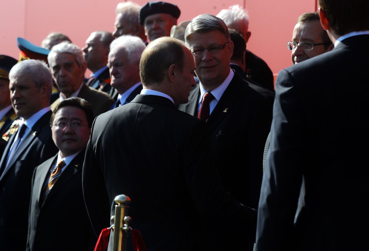 Eesti president Toomas Hendrik Ilves ja Venemaa president Vladimir Putin.