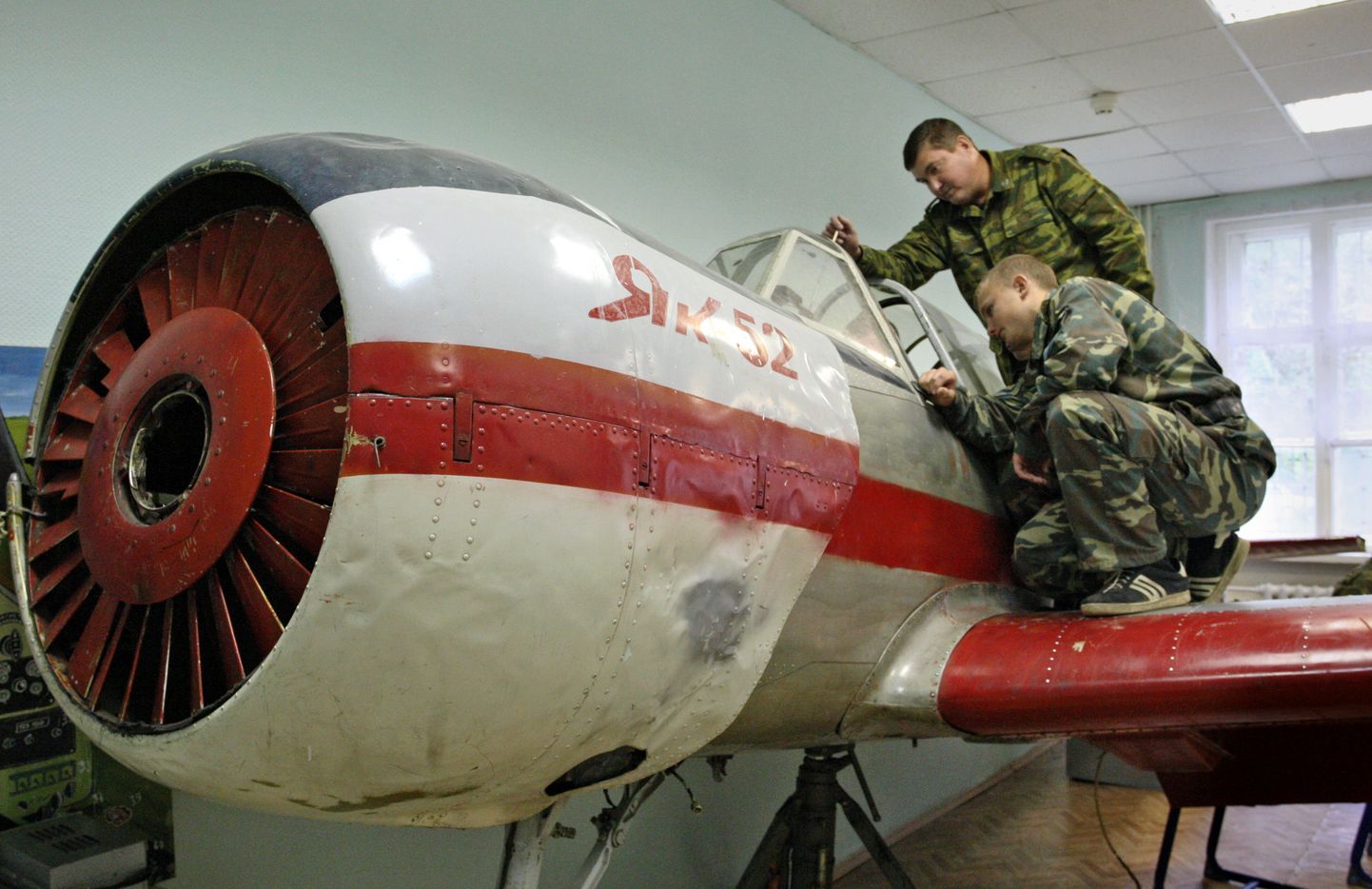 Макет Як-52. Иллюстративное фото.