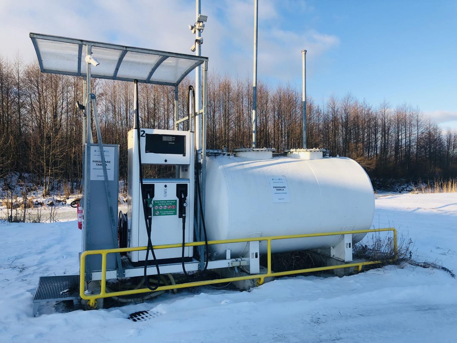 Piirissaare tanklas on veel sees veidi suvist kütust ning talvevaru sinna tänavu ei tooda.