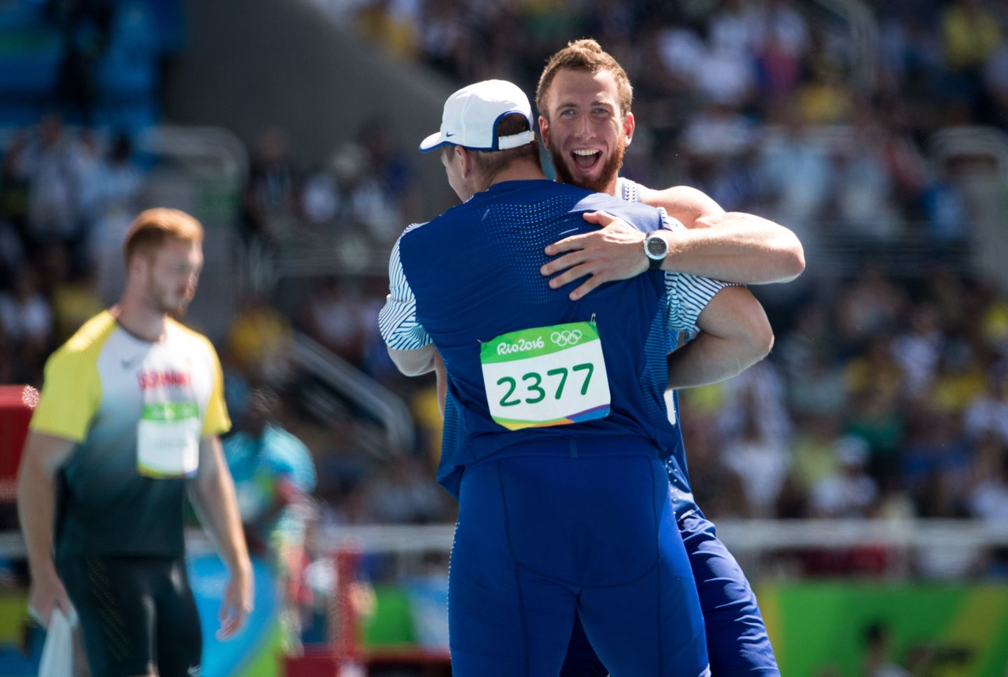 Мартин Куппер (лицом) и Герд Кантер на соревнованиях в Рио.