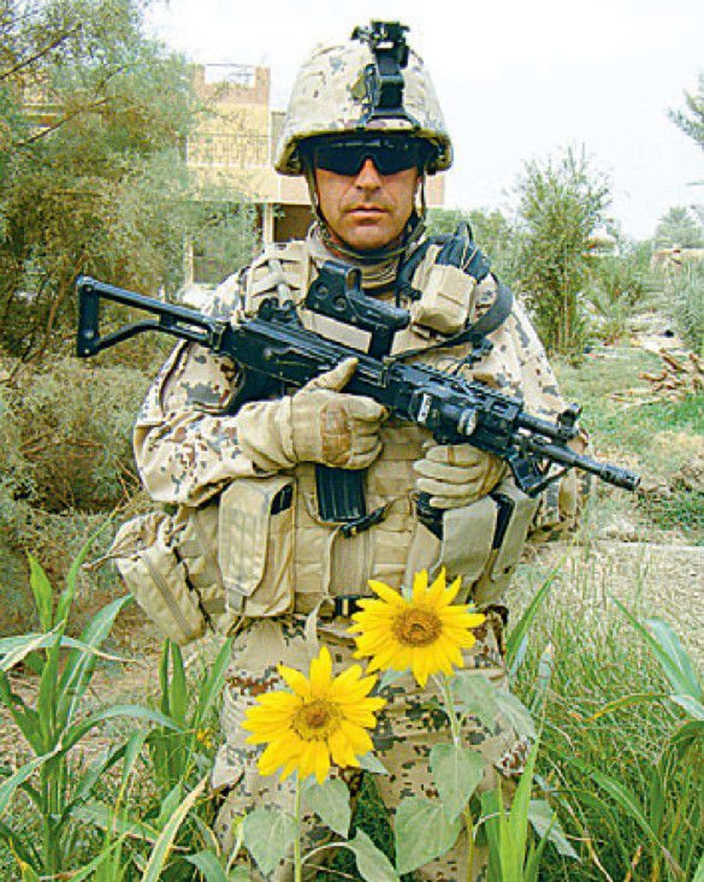 Eesti sõdur Iraagis.