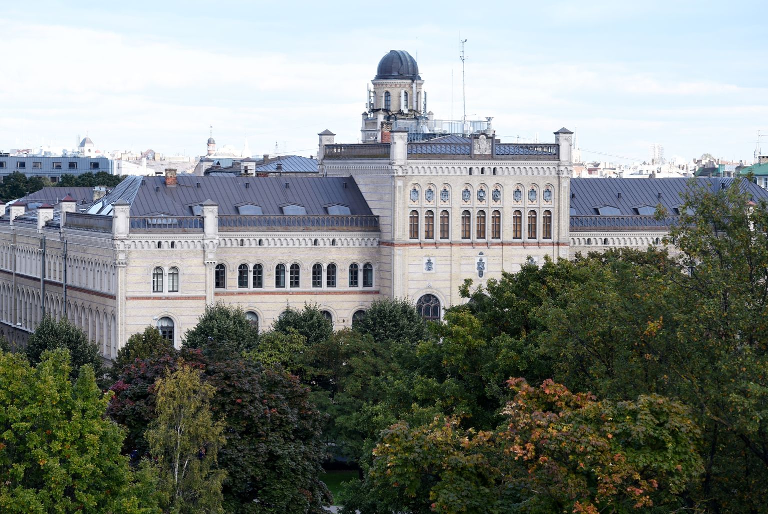 Latvijas Universitātes ēka.