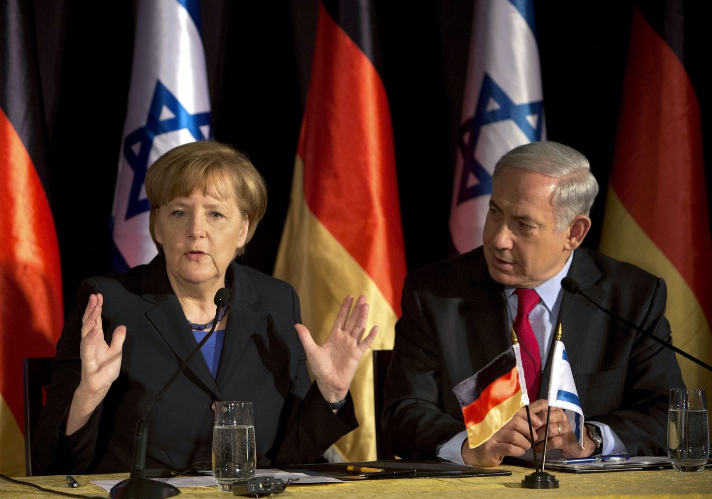 Angela Merkel ja Benjamin Netanyahu