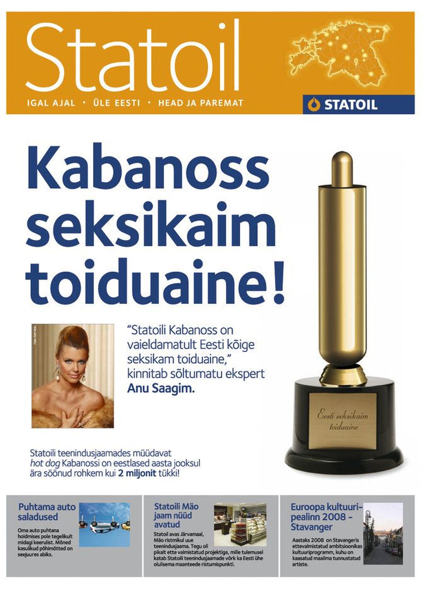 Anu Saagim: "Kabanoss on vaieldamatult Eesti seksikaim toiduaine!"