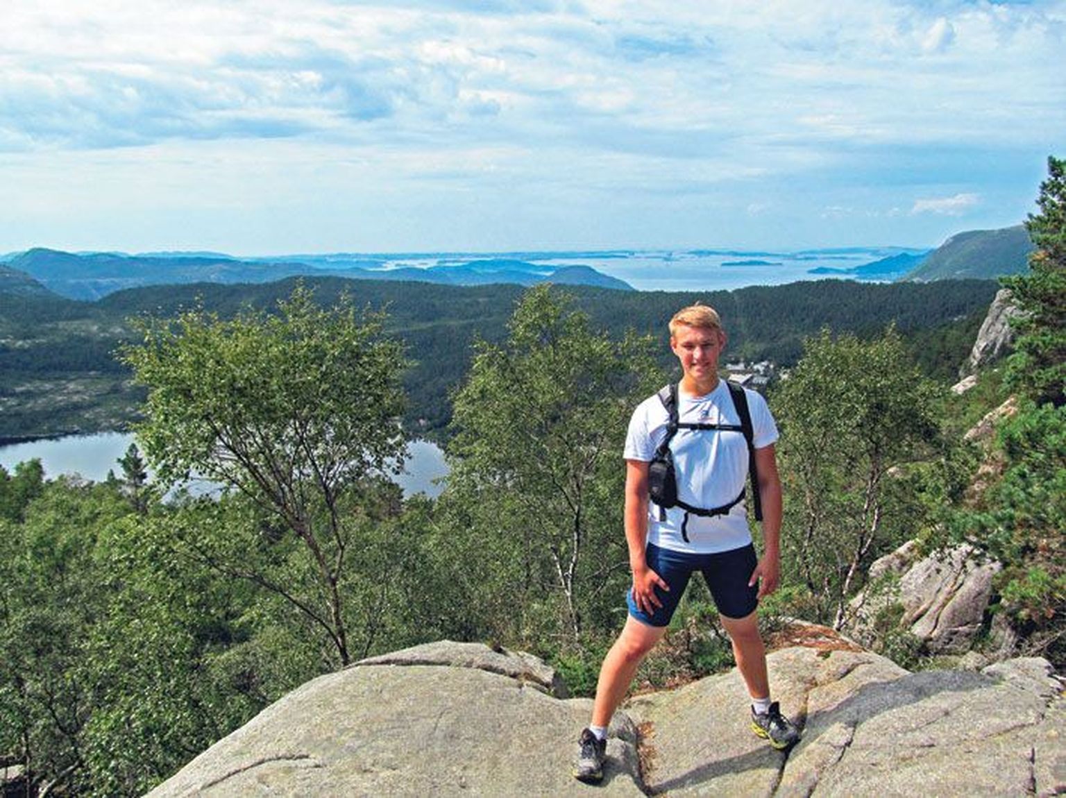 Bioloogiahuvilisele Rein Leetmaale meeldib reisida. See pilt on tehtud Norras.