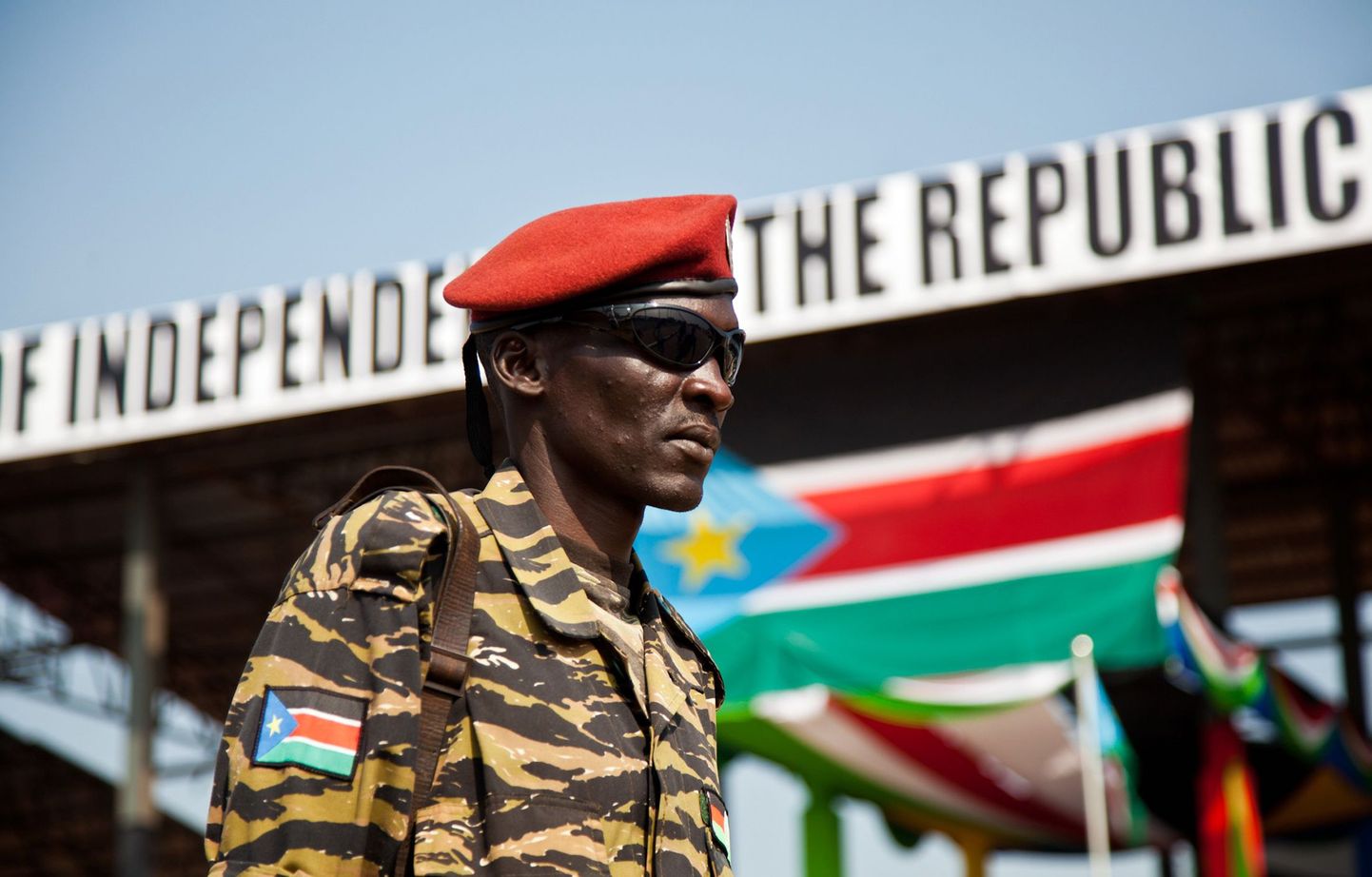 Lõuna-Sudaani iseseisvuspäeva paraad.