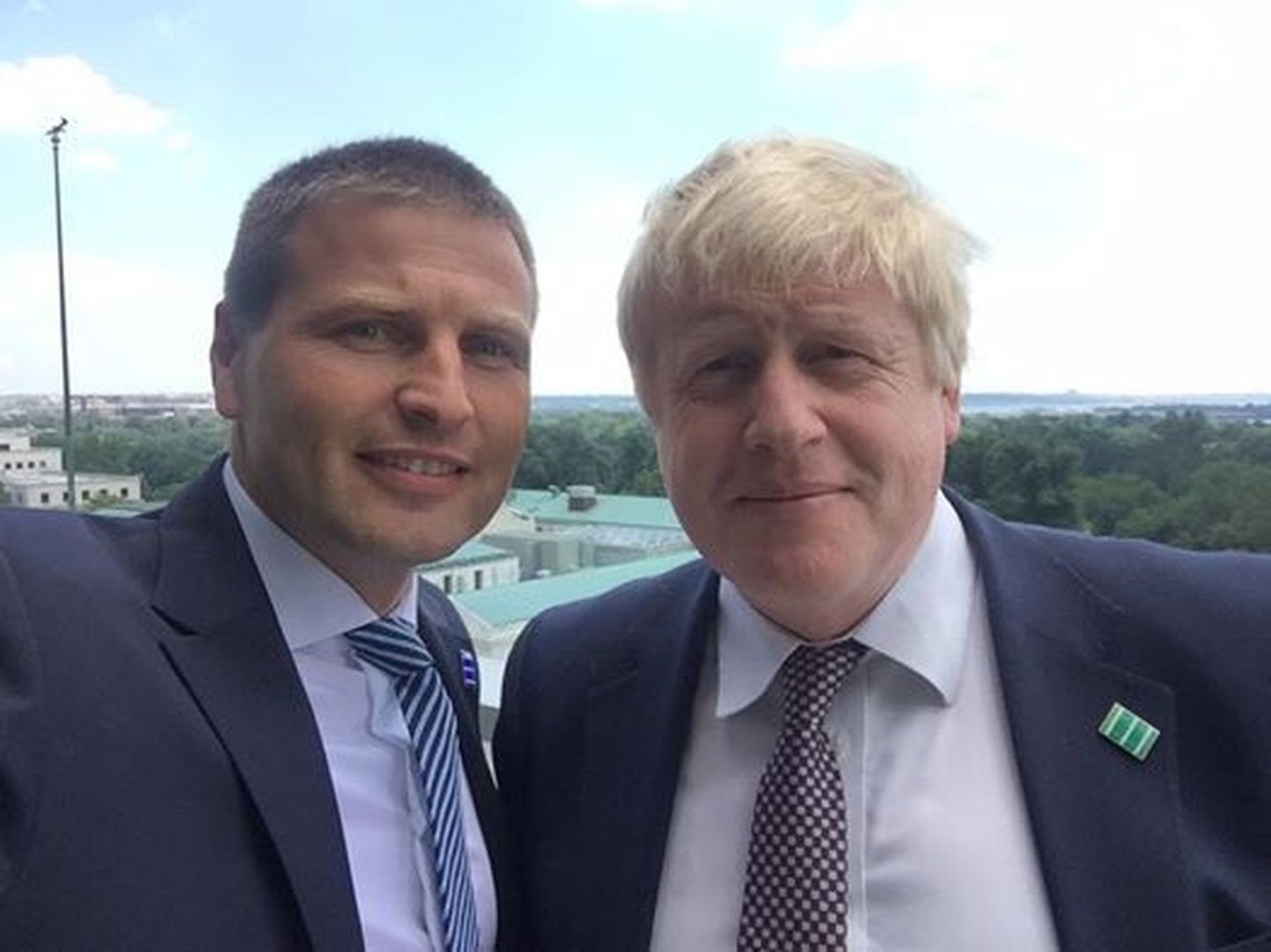 Siseminister Hanno Pevkur ja Briti välisminister Boris Johnson