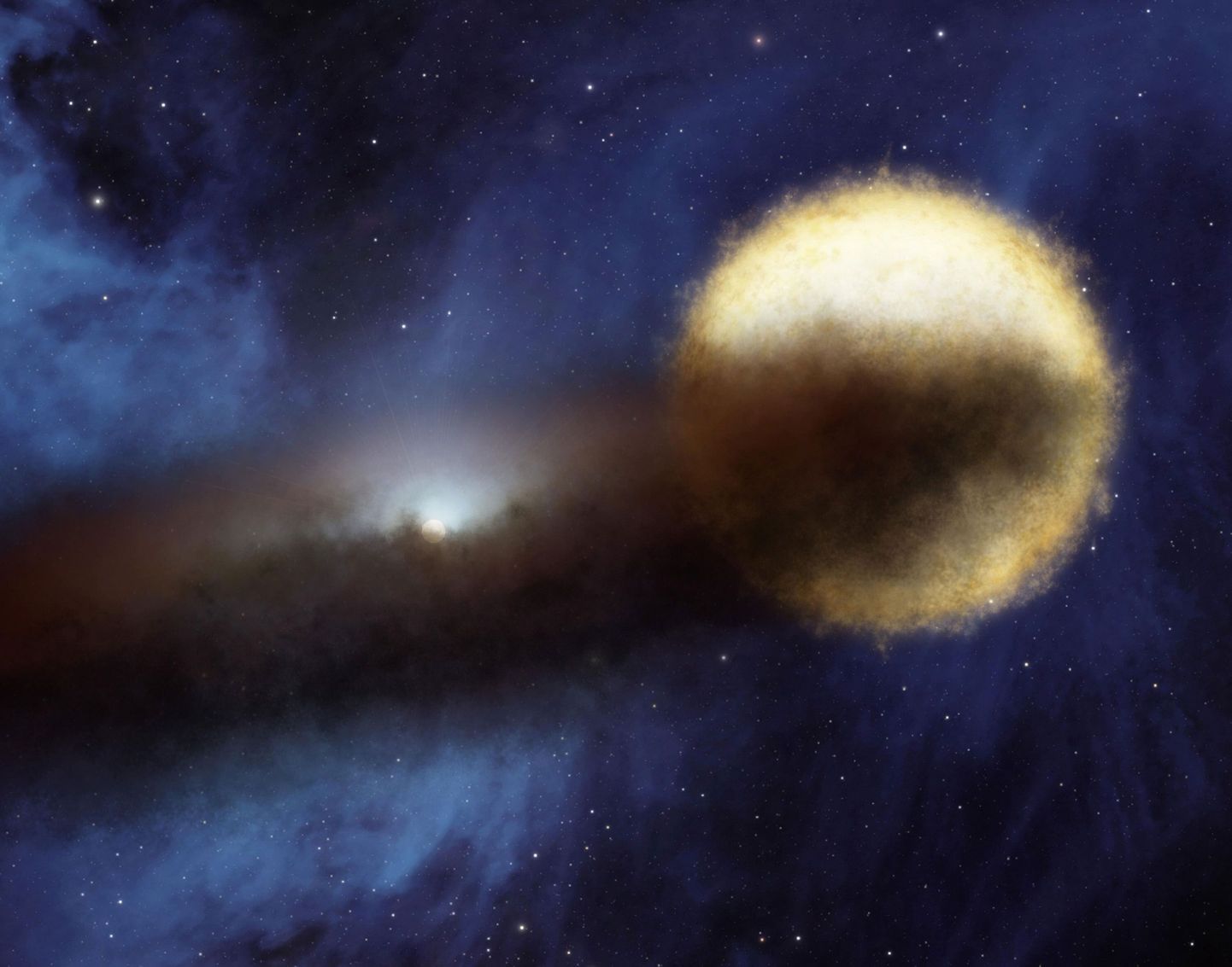 NASA kunstniku nägemus Epsilon Aurigae`st