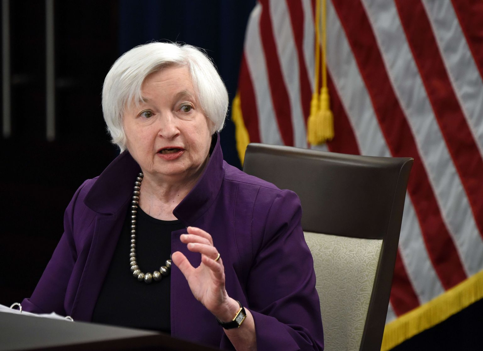 USA föderaalreservi juht Janet Yellen.