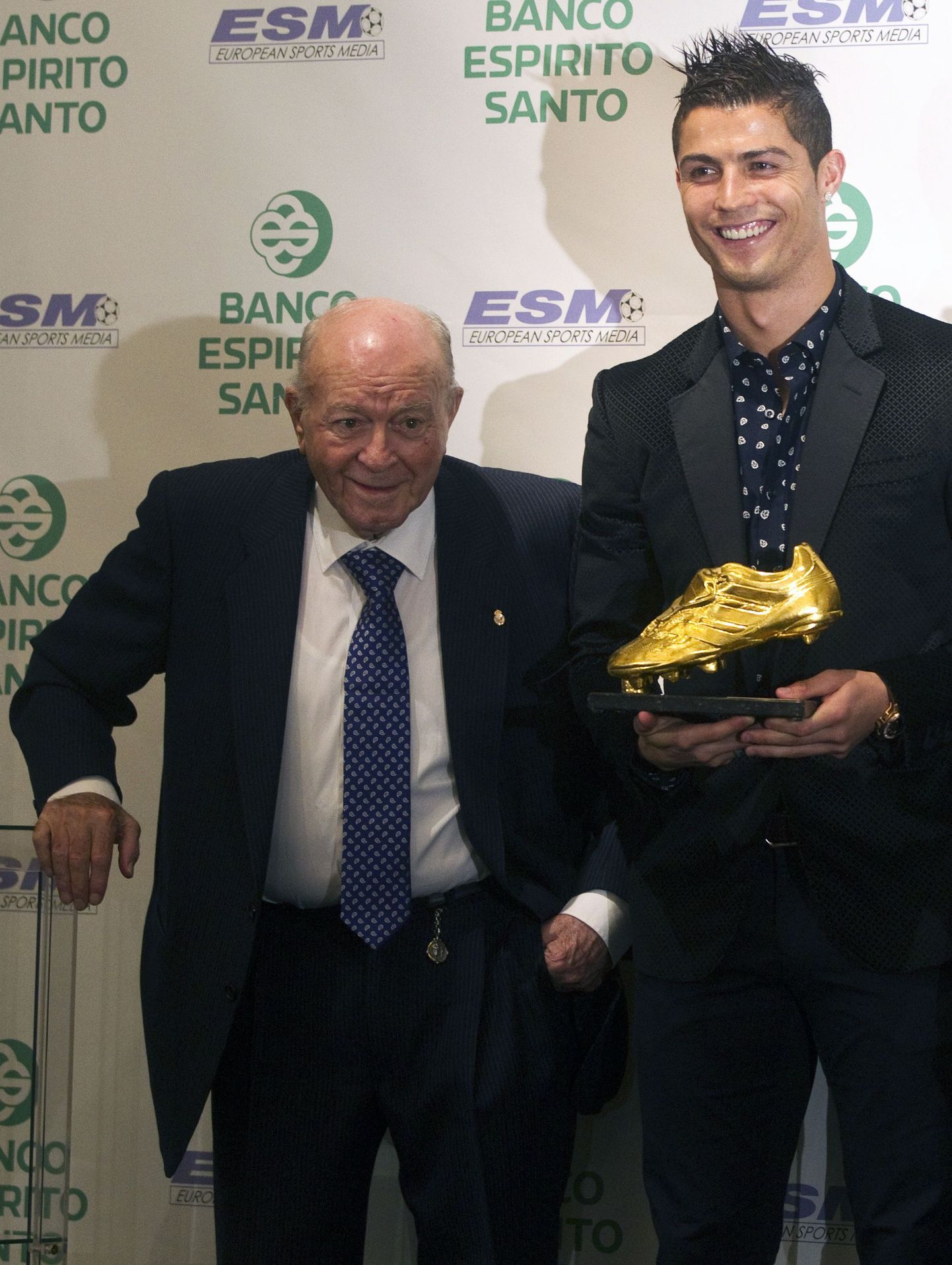 Cristiano Ronaldo (paremal) ja Alfredo Di Stefano