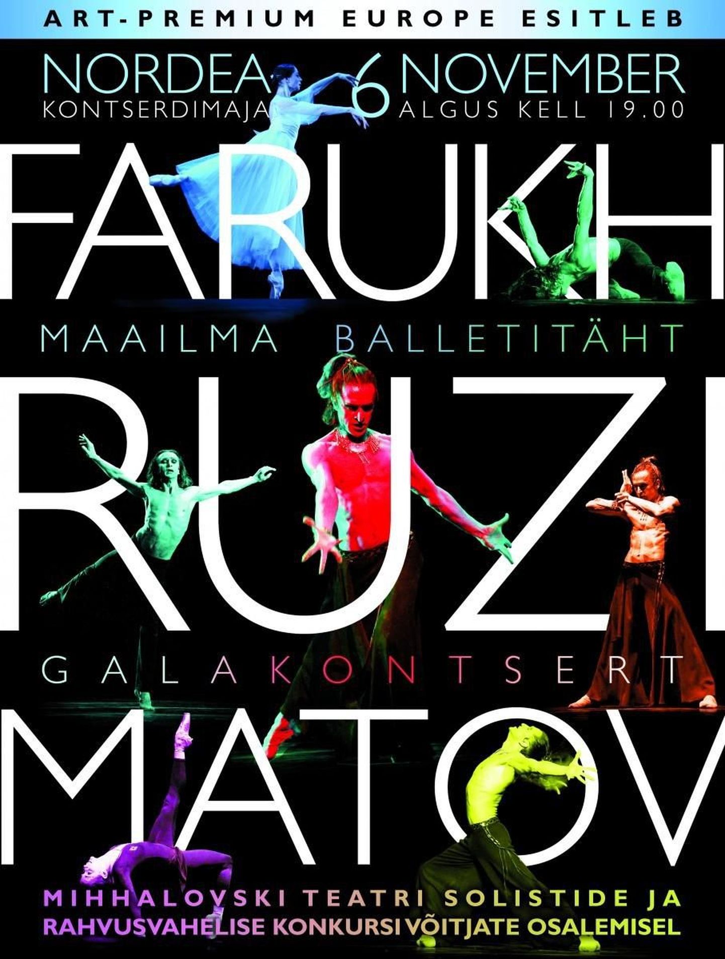Faruk Ruzimatovi balletitähtede ja Mihhailovski teatri solistide kontsert / Kaasategevad konkursi &#039;Tallinn-Fest&#039; laure