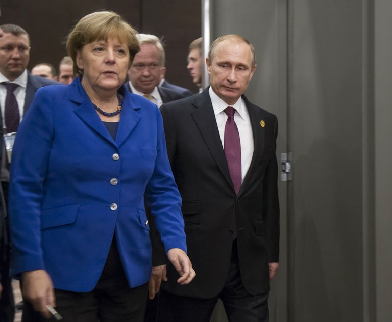 Merkel ja Vene president Vladimir Putin selle aasta novembris G-20 kohtumisel Türgis Antalyas.