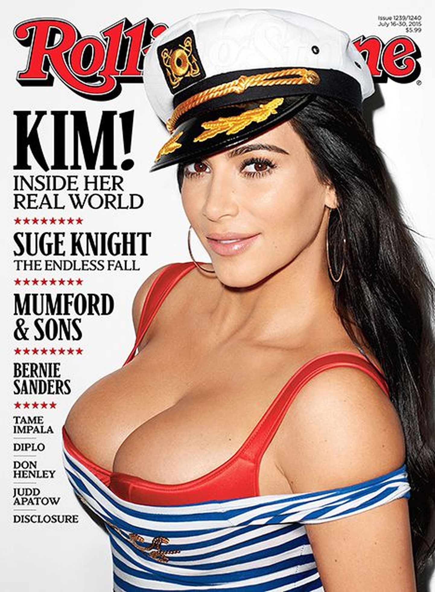 Kim Kardashian ajakirja Rolling Stone esikaanel