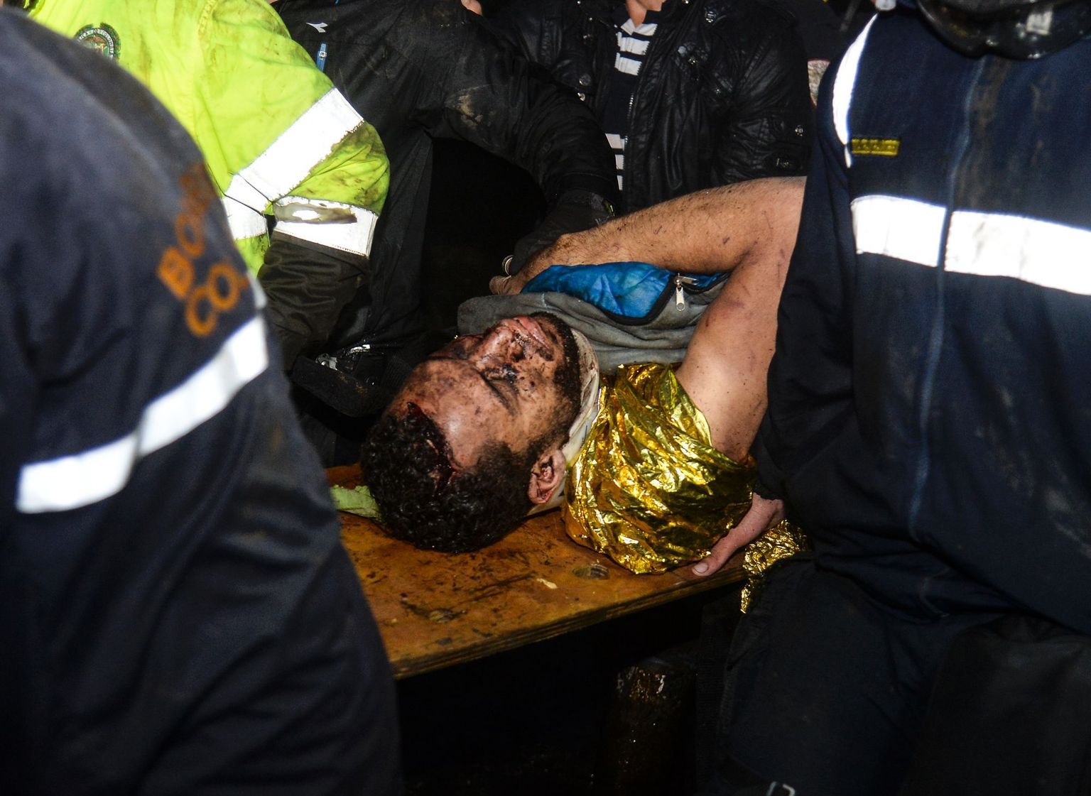 Chapecoense mängija Helio Neto pärast päästjate poolt leidmist