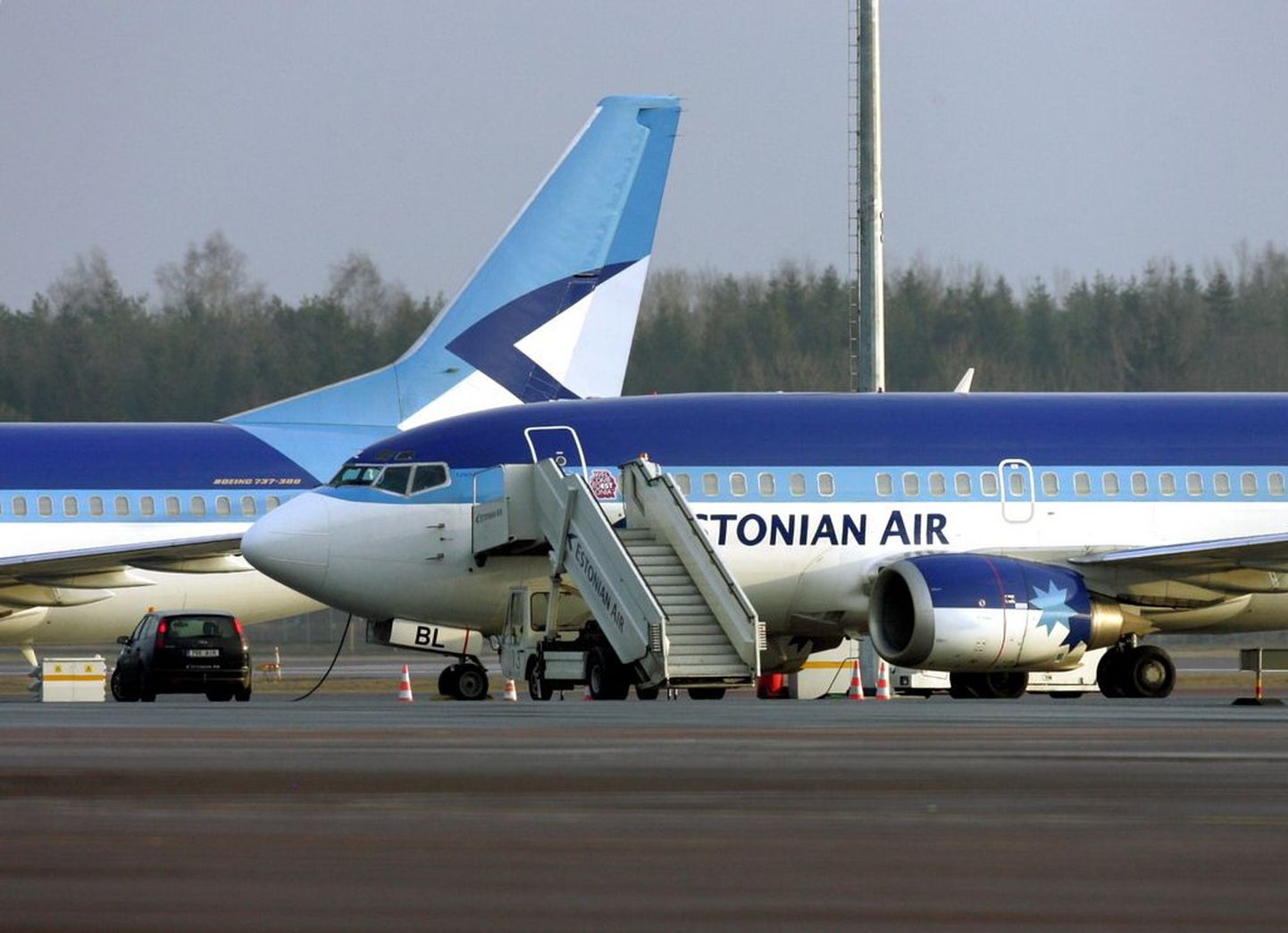 Самолеты Estonian Air.