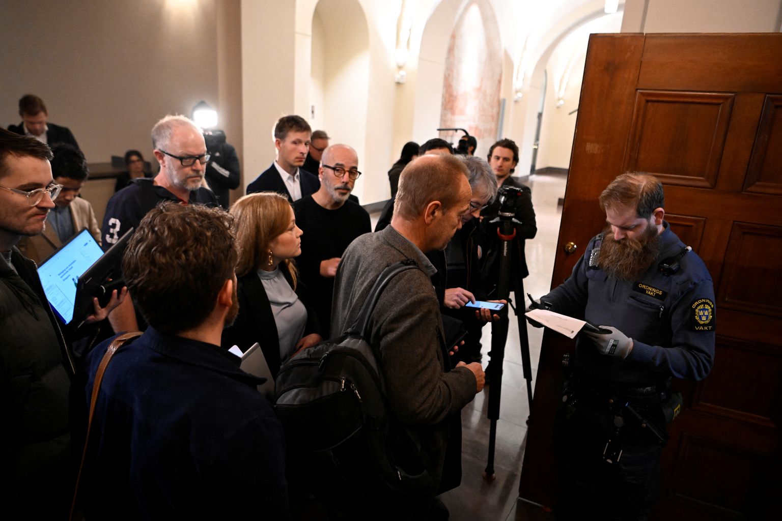 Kahe luuramises süüdistatud venna kohtuprotsess Stockholmis 25. november 2022.