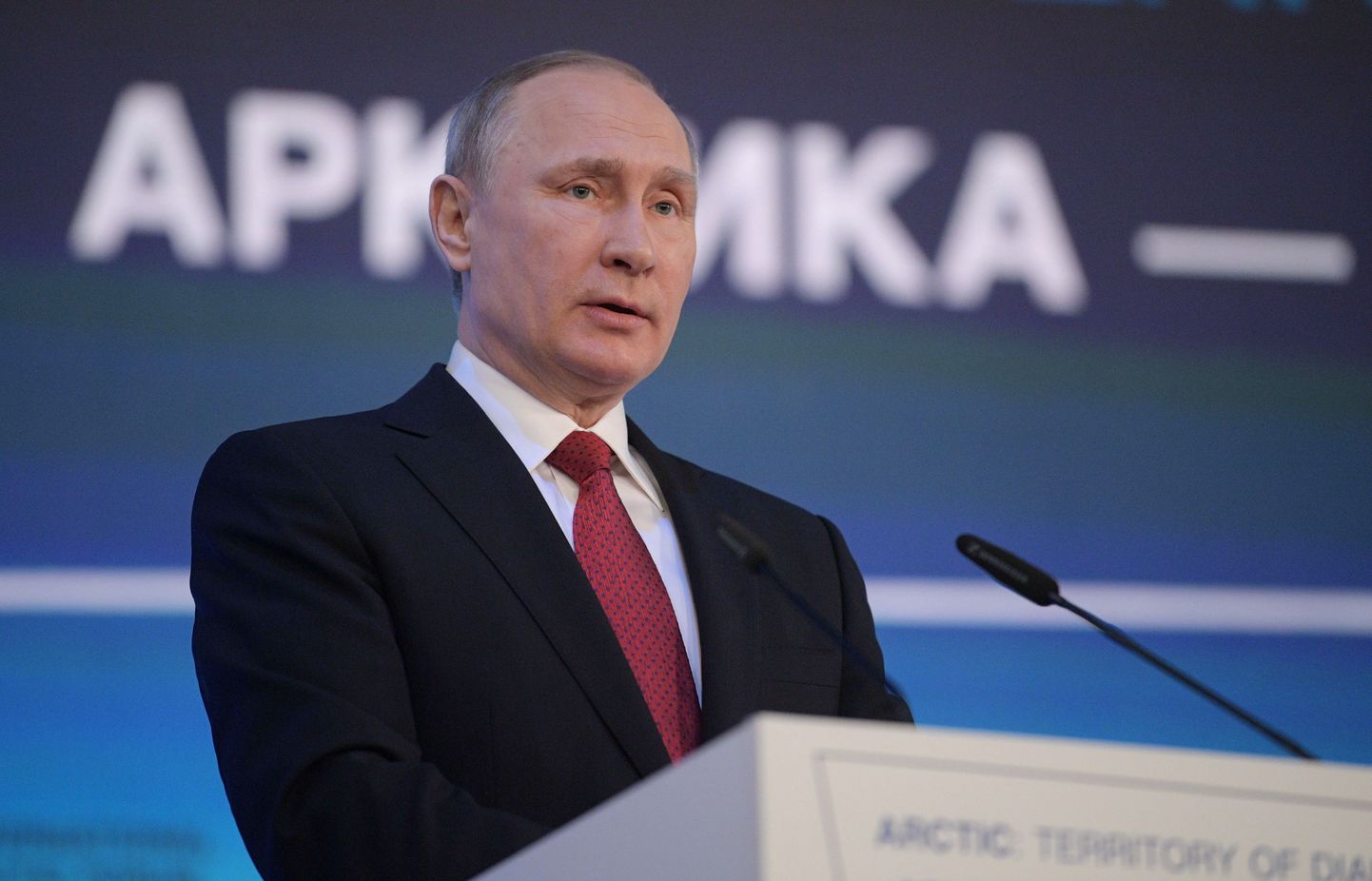 Vladimir Putin Arhangelskis.