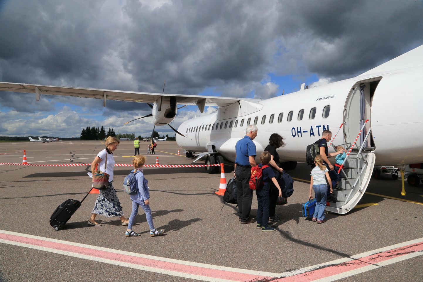 Tartu lennujaama läbis augustis rekordarv reisijaid.
