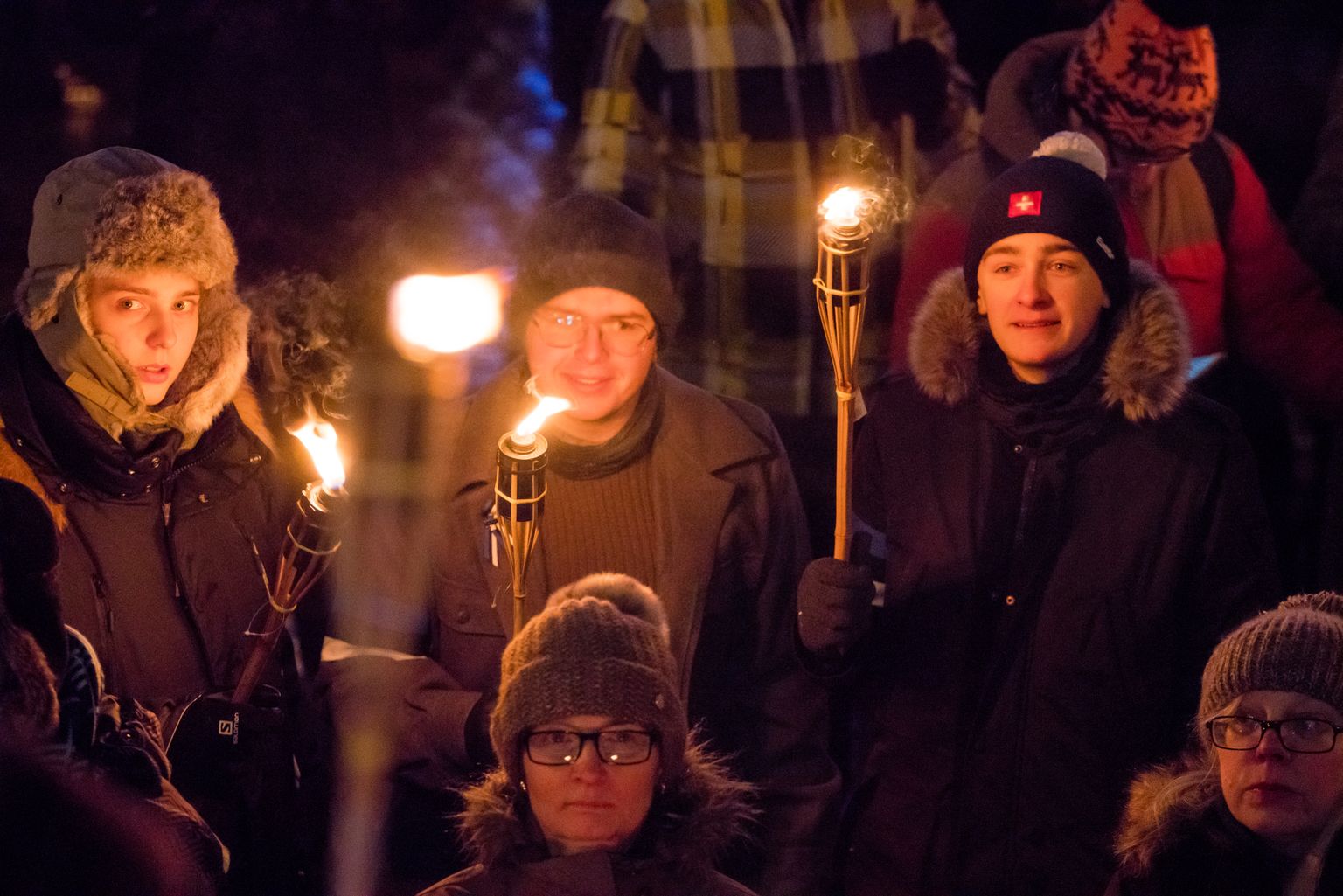 EKRE tõrvikurongkäik.