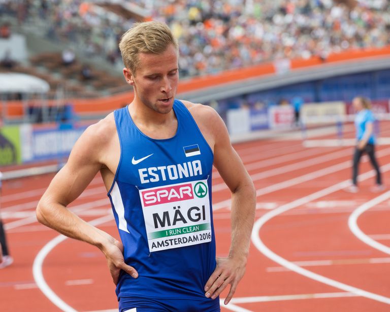 Rasmus Mägi pärast EMi poolfinaali. Foto: