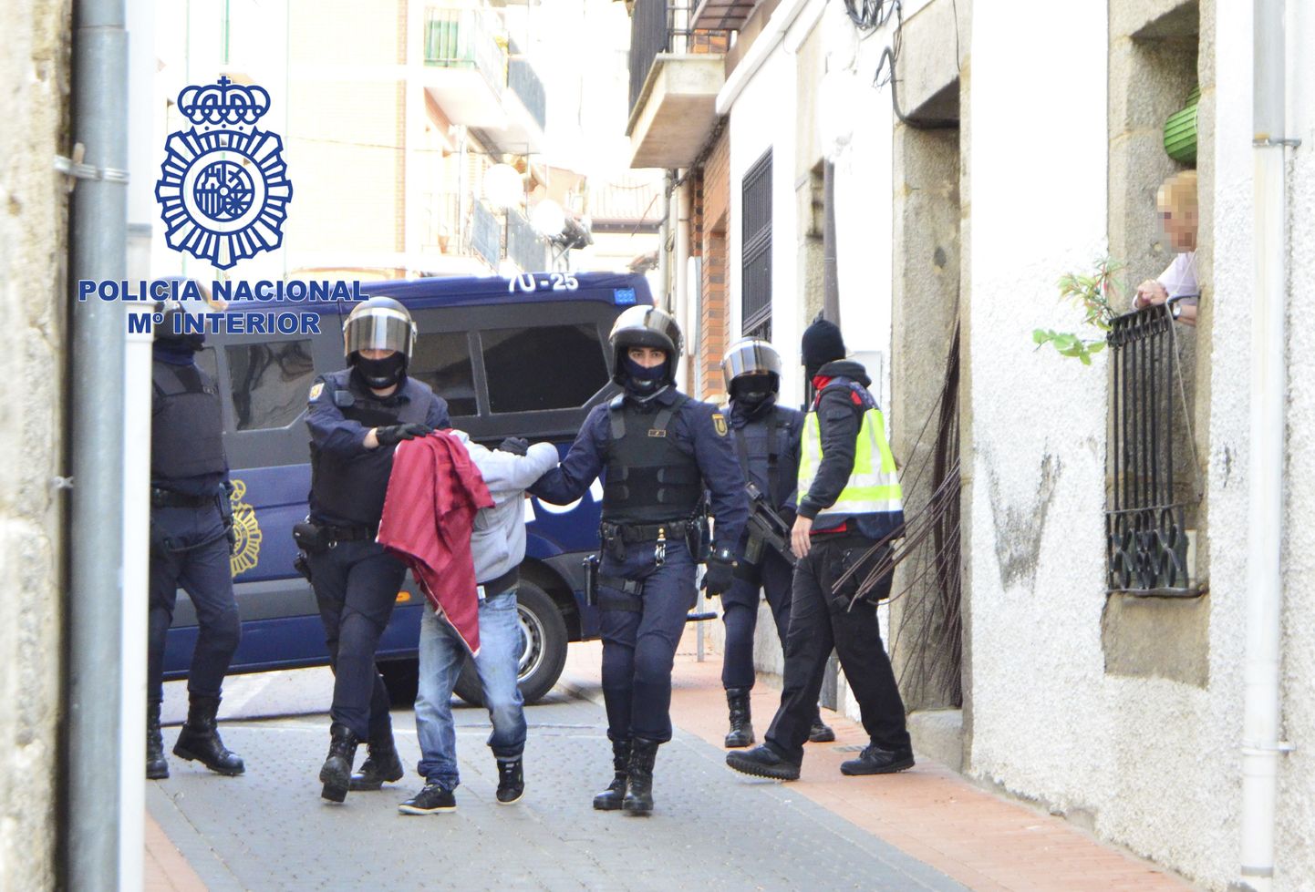 Аресты в Испании.