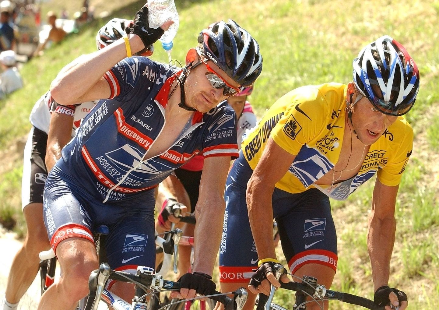 Lance Armstrong(paremal) ja Floyd Landis
