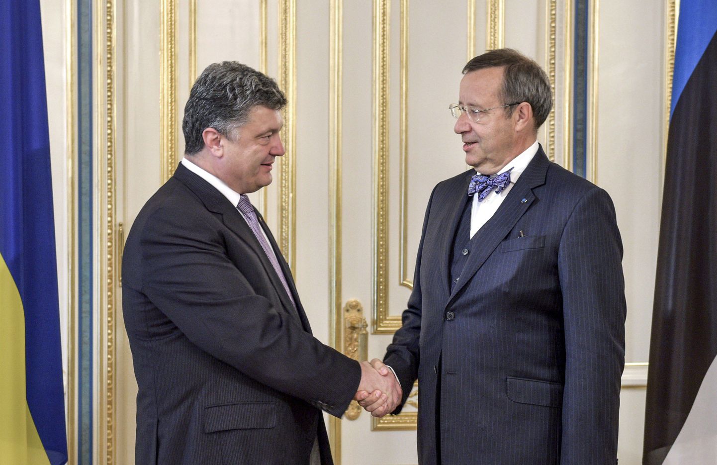 Президент Эстонии и президент Украины.