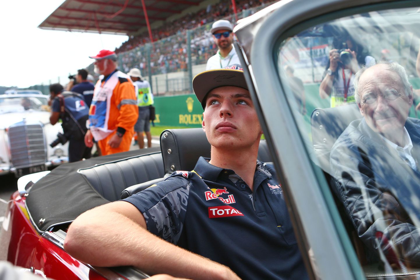Max Verstappen (NLD) Red Bull Racing on the drivers parade.
28.08.2016. Formula 1 World Championship, Rd 13, Belgian Grand Prix, Spa Francorchamps, Belgium, Race Day.
Photo credit should read: XPB/Press Association Images.