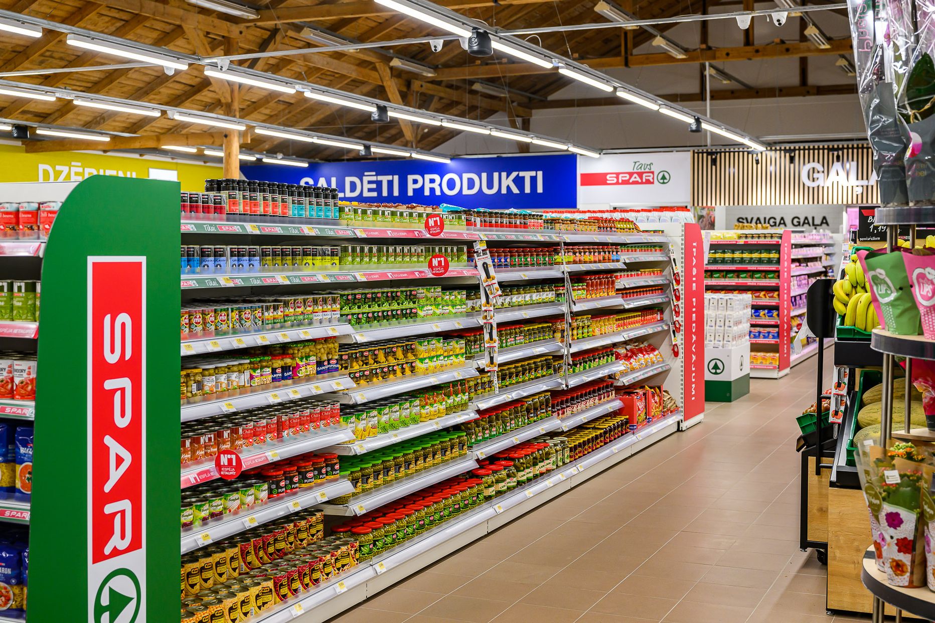 “SPAR” tīkla veikals. Ilustratīvs attēls.