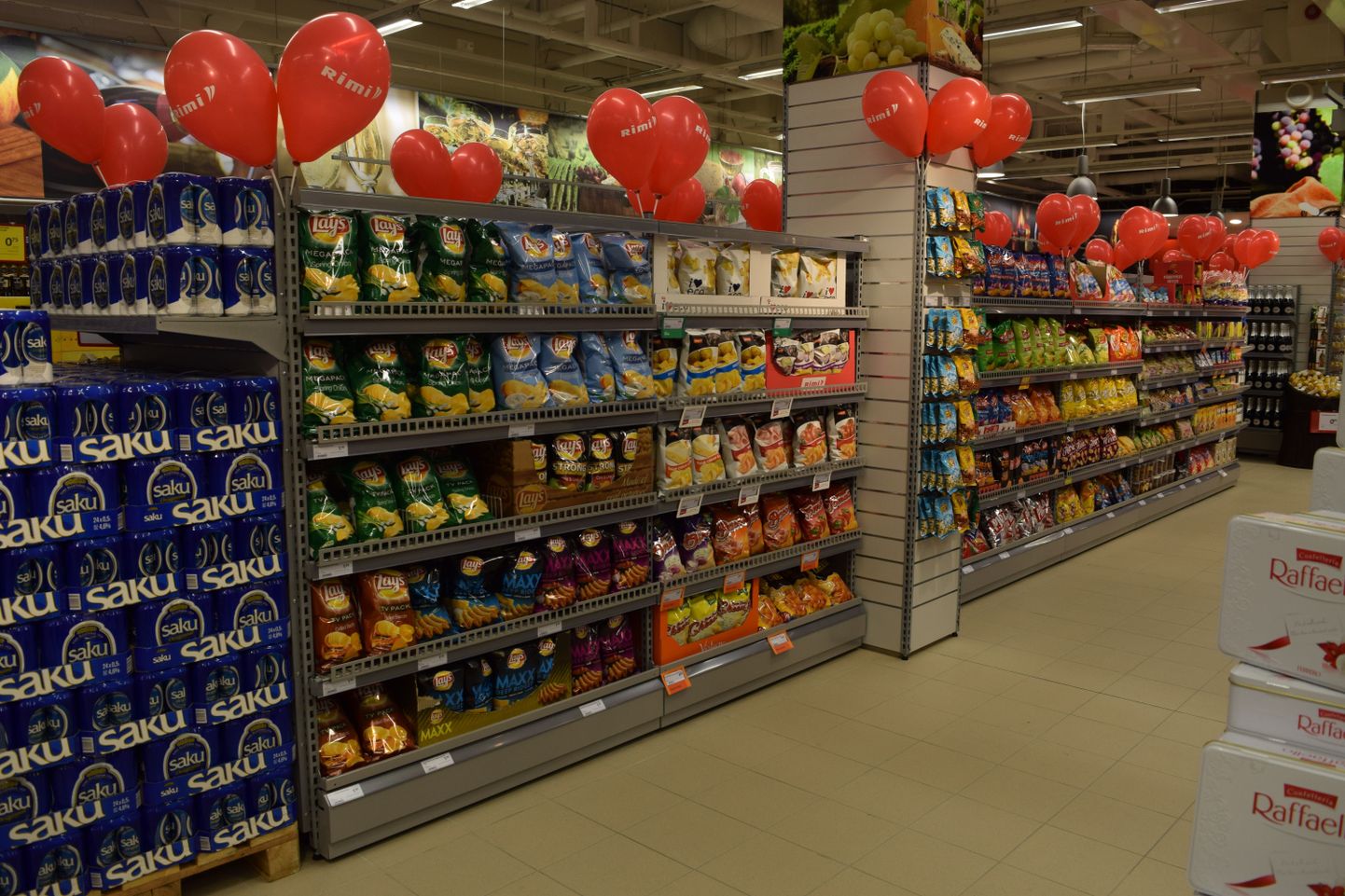 Uue Mustamäe Keskuse Rimis on alkohol rohkem peidutud kui teistes kaupluseketi supermarketites.