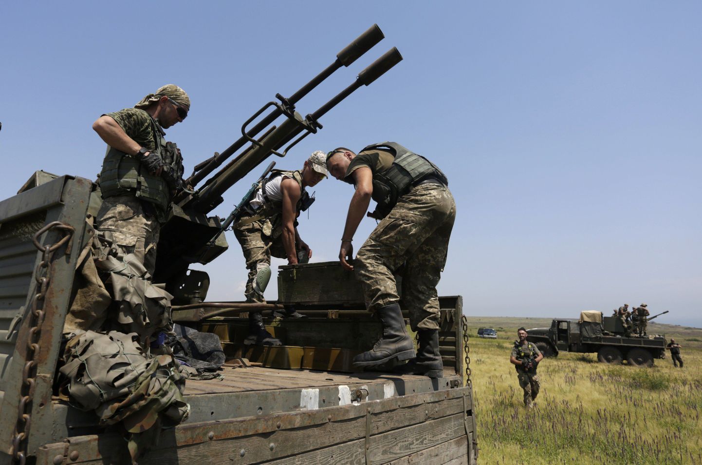 Ukraina väed Mariupolis 2015 juulis