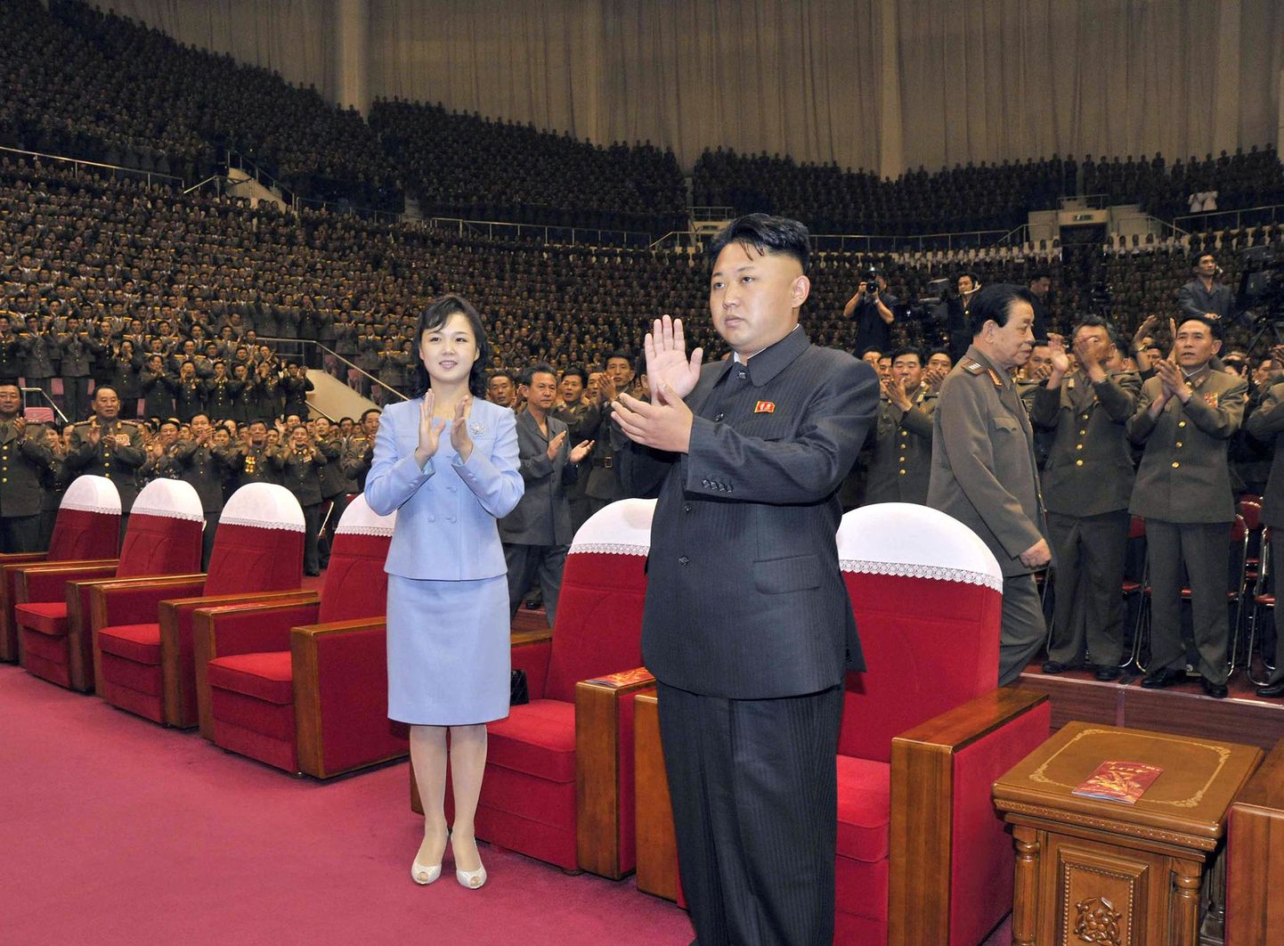 Ri Sol-ju ja Kim Jong-un