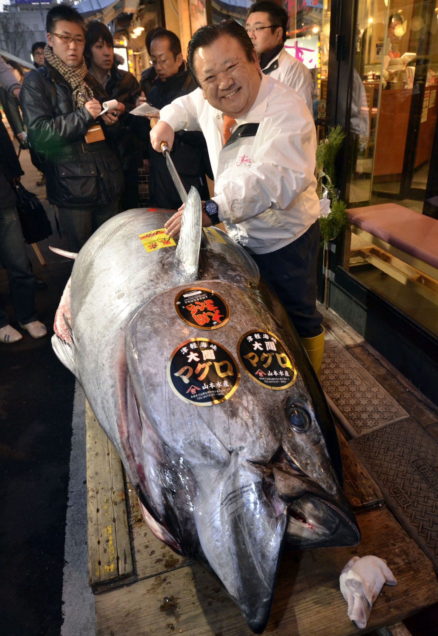 Kiyoshi Kimura ja 269-kilogrammine tuunikala