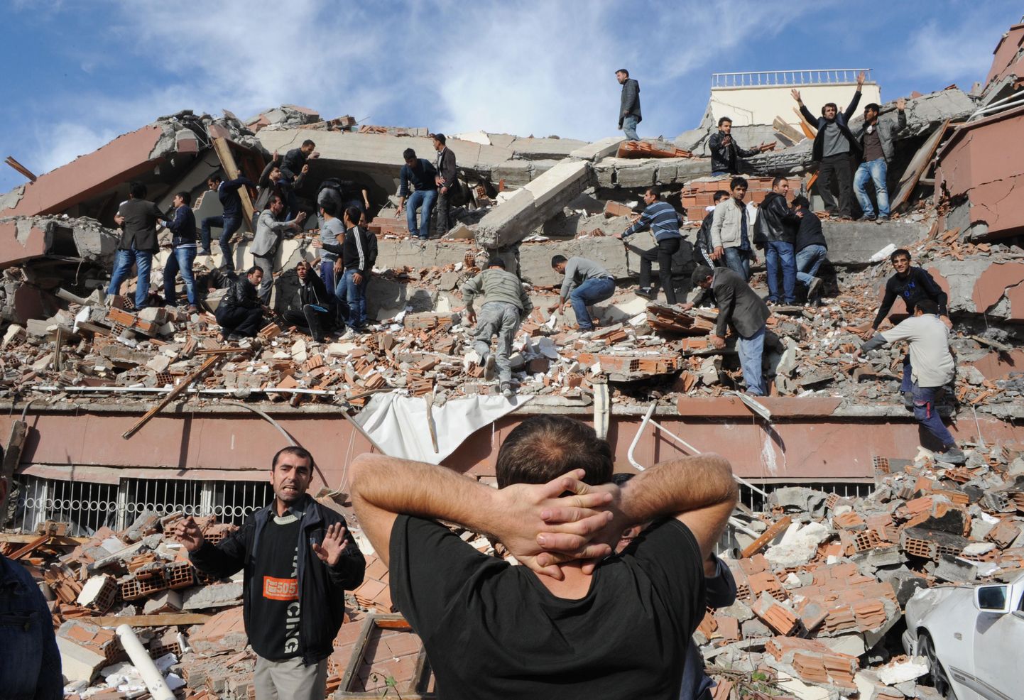 Tabanli küla Vani provintsis Türgis, mida raputas pühapäeval tugev maavärin.