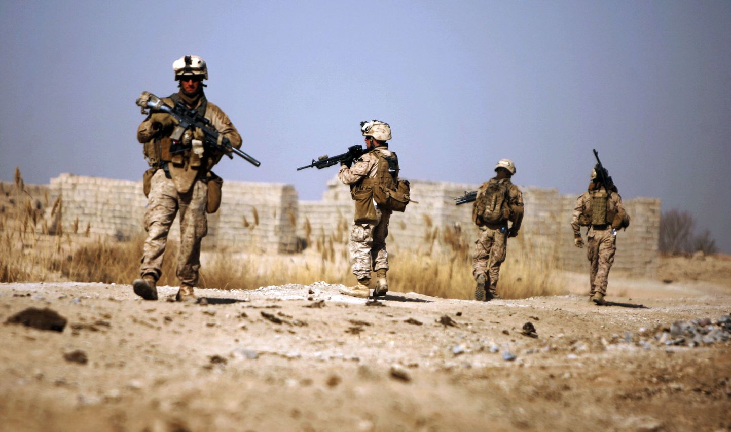 USA merejalaväelased Afganistanis.