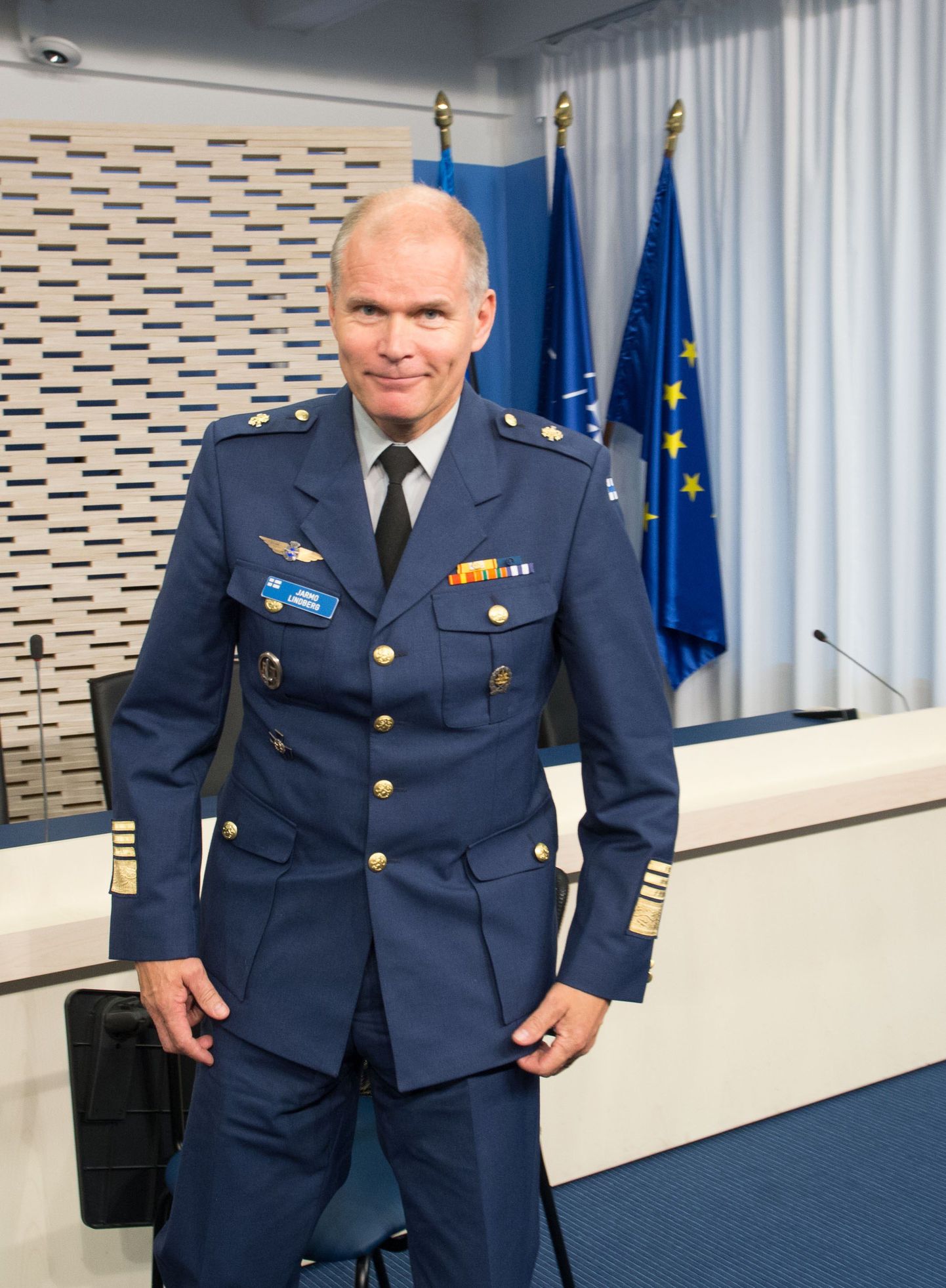Kindral Jarmo Lindberg septembris Tallinnas.