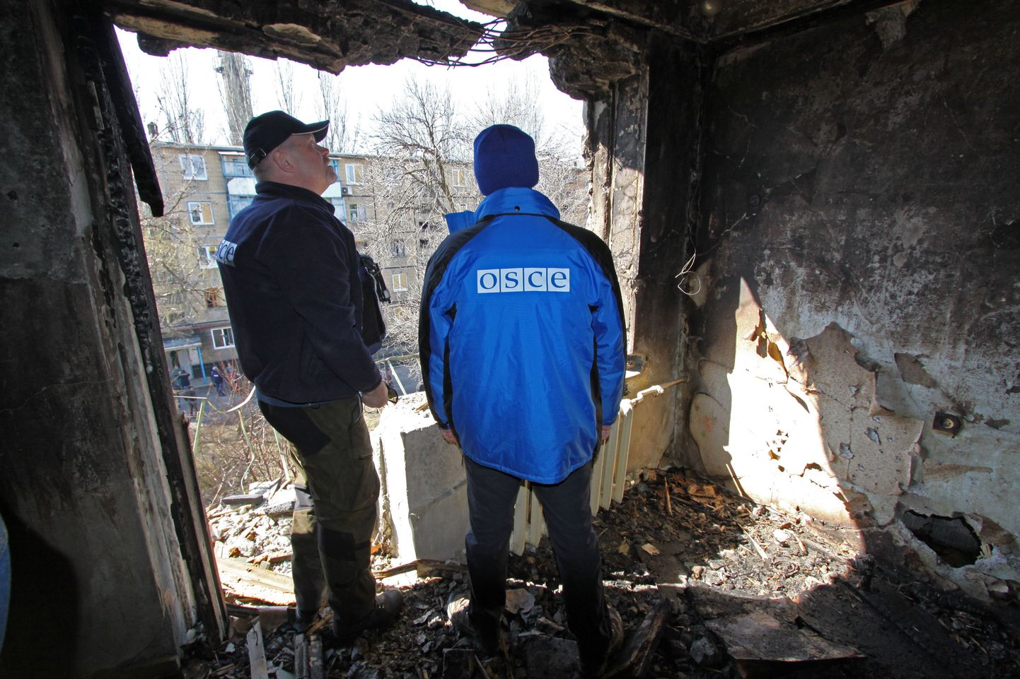 OSCE vaatleja Donetskis.