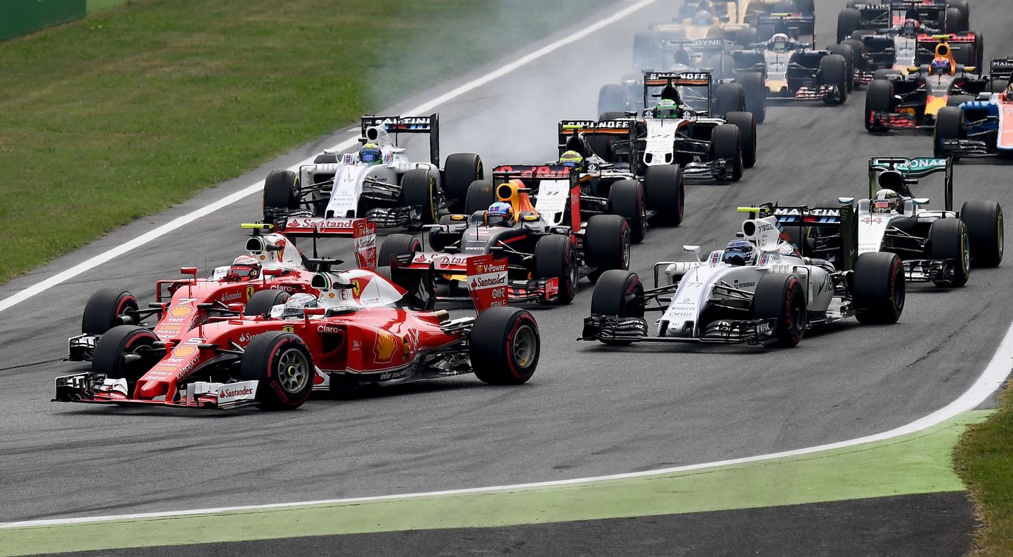 F1 start Monza ringrajal