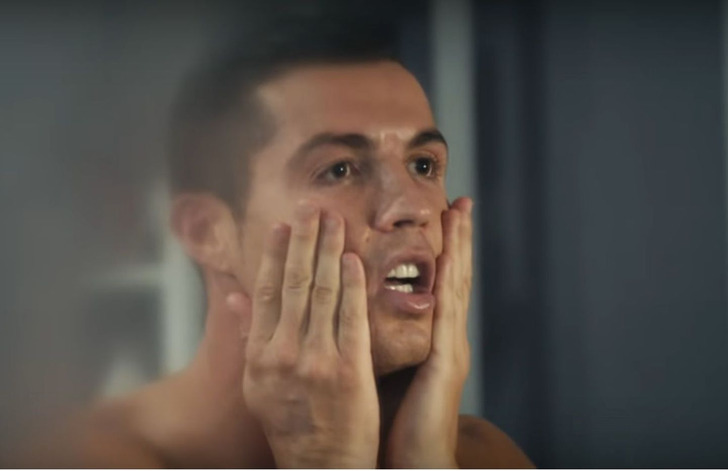 Cristiano Ronaldo reklaamis.