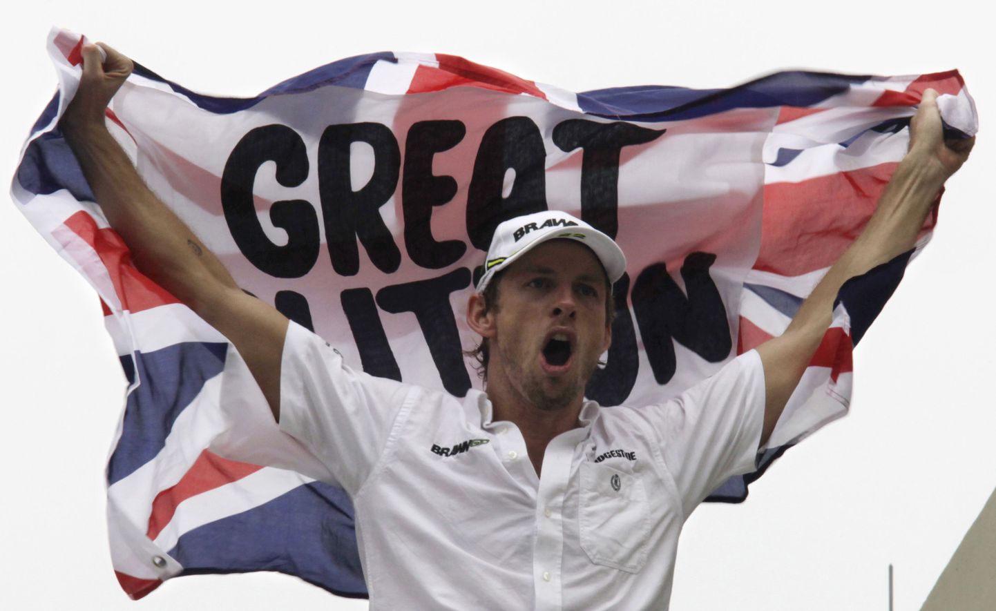 Äsja maailmameistriks tulnud Jenson Button 2009. aastal