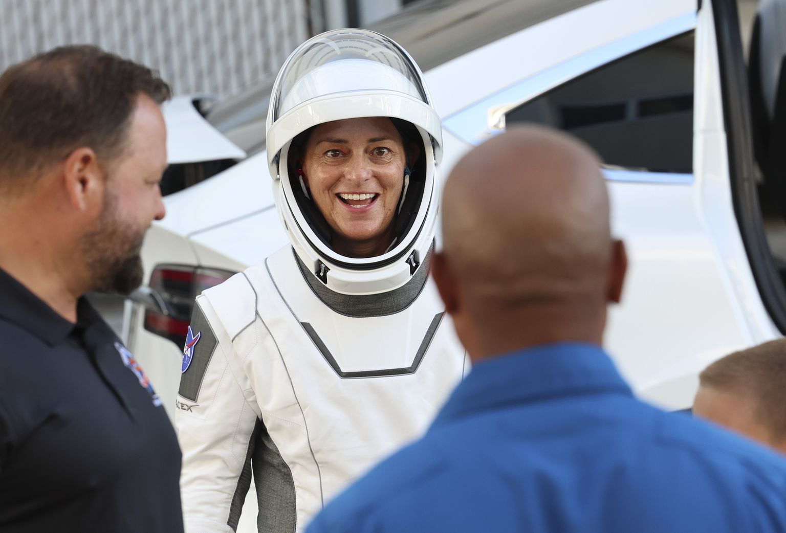 NASA astronaut Nicole Aunapu Mann 2022. aasta sügisel kosmosesse minekuks valmistumas.