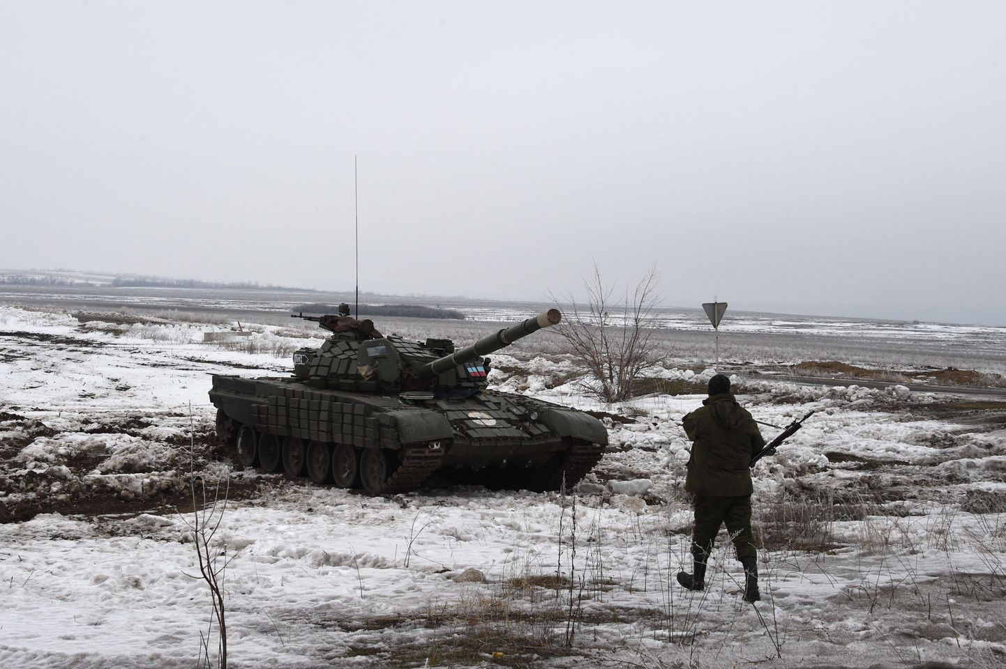 Ida-Ukraina separatistid Debaltseve lähedal