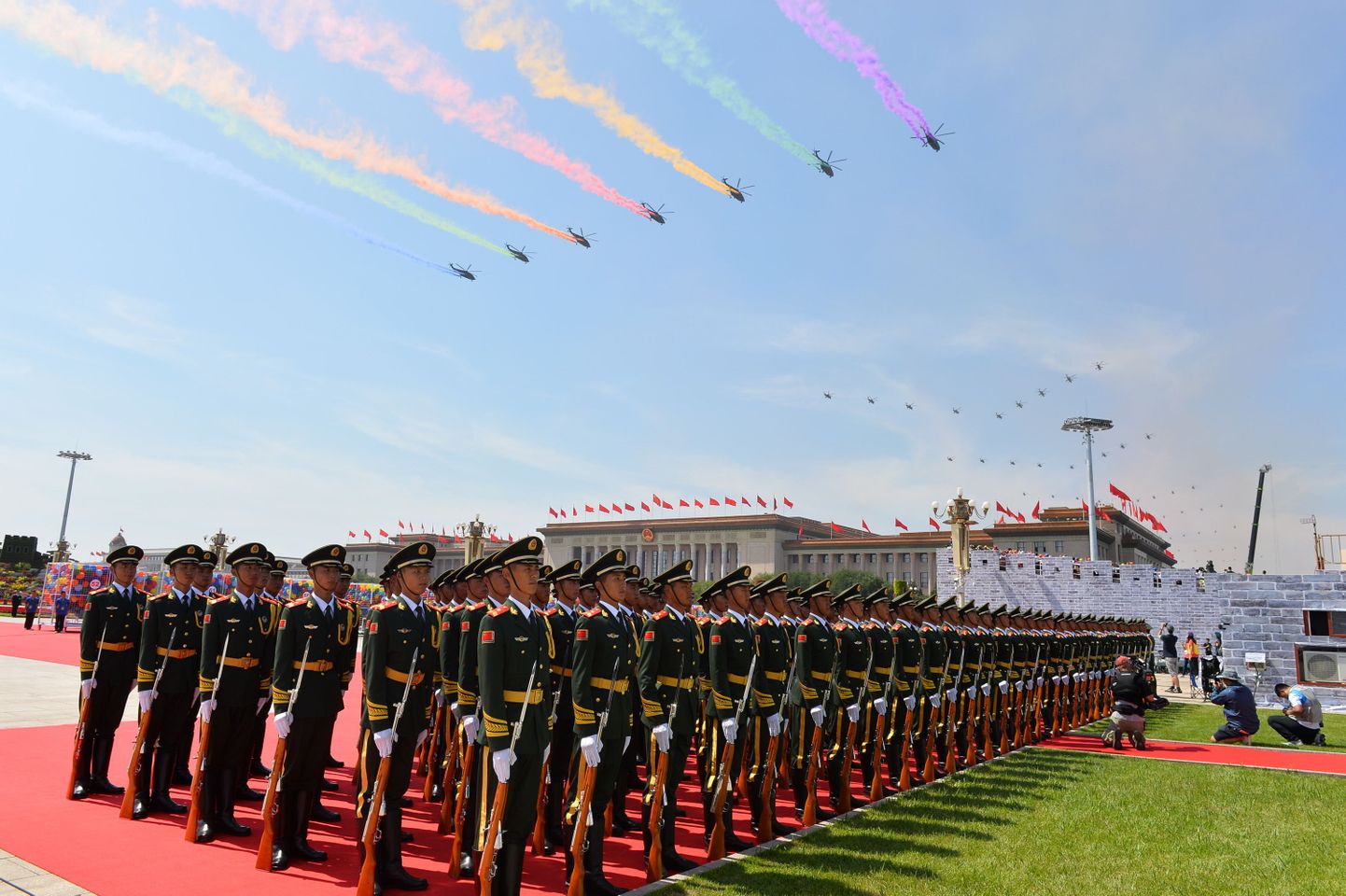 Sõjaväeparaad täna Pekingis.